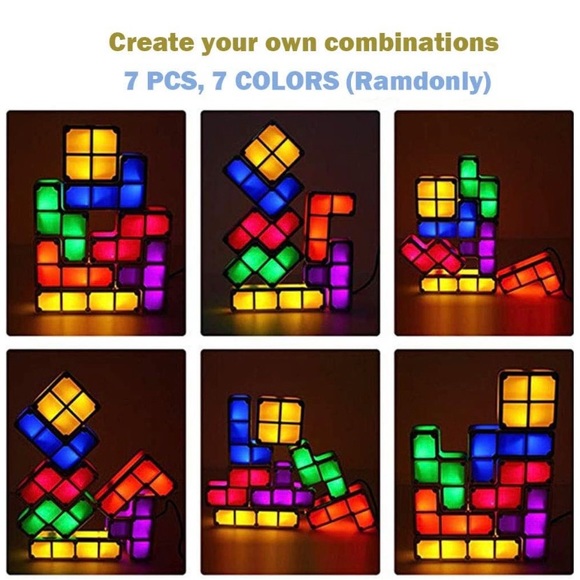 Accents Retro Tetris Light Up Blocks Poshmark
